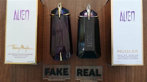 Fake vs Real Alien Thierry Mugler Perfume 90 ML .